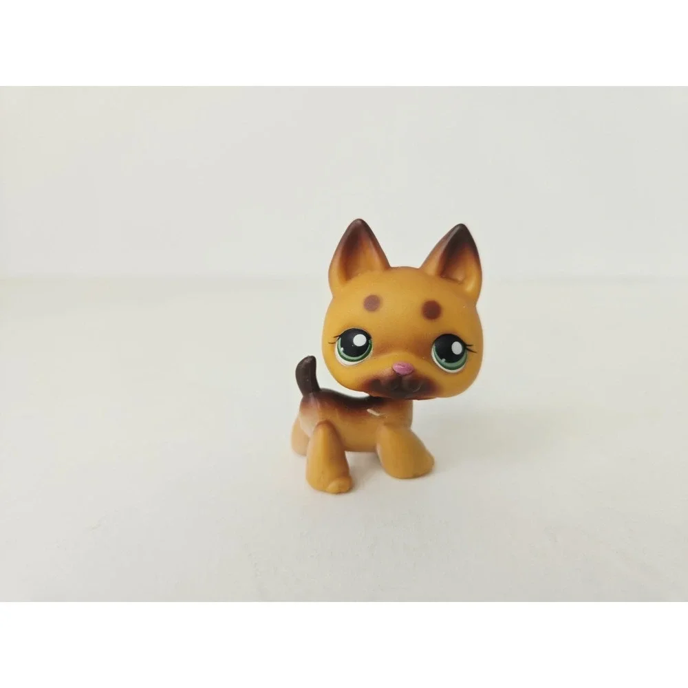 Littlest Pet Shop figure dog 357 orange German Shepherd